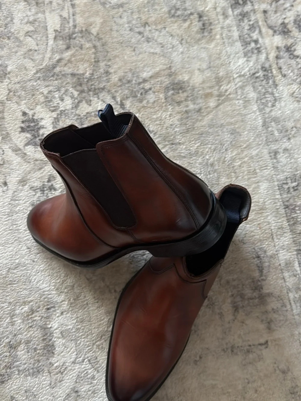 Johnston & Murphy Brown Leather Chelsea Boots